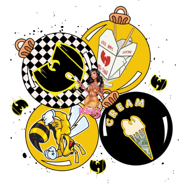 UV DTF EXCLUSIVE Wutang Ornaments (has matching vinyl available)