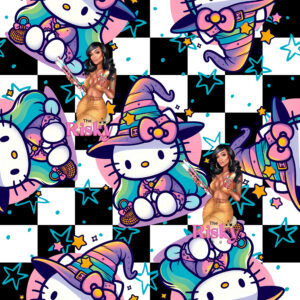 Witchy Kitty (has matching decal available)