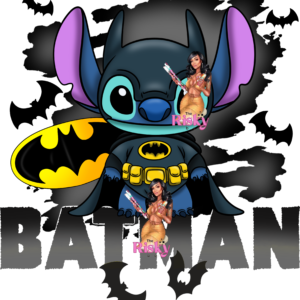 UV DTF Batstitch (has matching vinyl available)