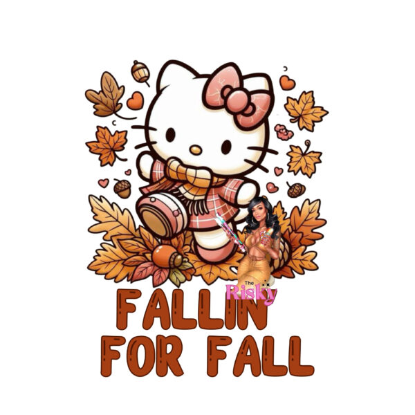 UV DTF EXCLUSIVE Fall Kitty (has matching vinyl available)