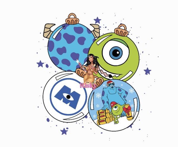 UV DTF EXCLUSIVE Monster ornaments (has matching vinyl available)
