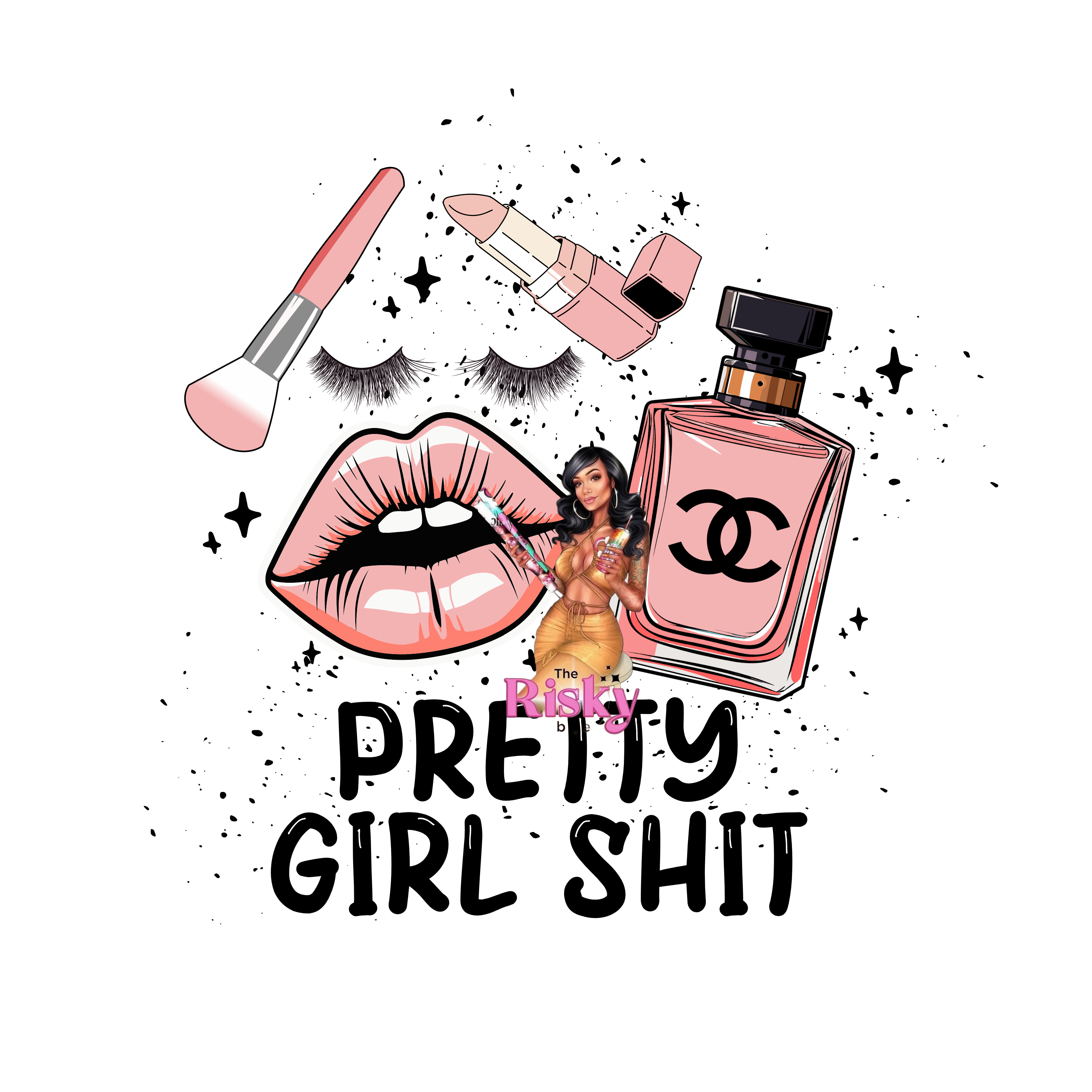 UV DTF EXCLUSIVE Pretty Girl ish (has matching vinyl available)