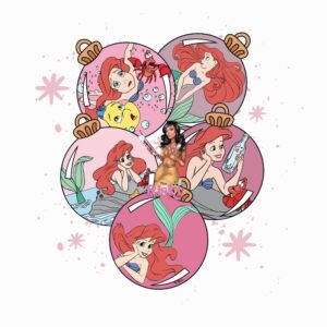 UV DTF Ariel Ornaments (has matching vinyl available)