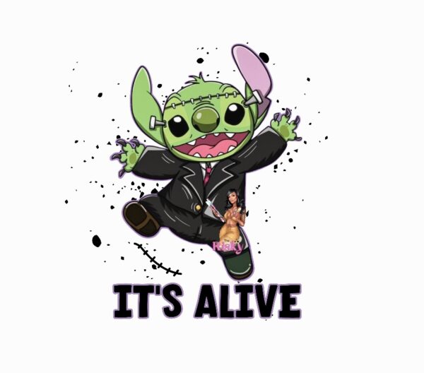 UV DTF EXCLUSIVE It's Alive (has matching vinyl available)