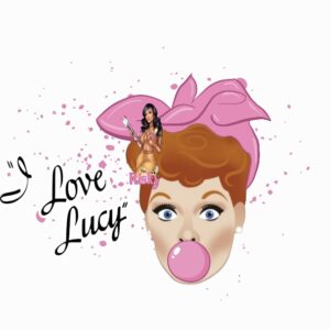 UV DTF EXCLUSIVE I love Lucy (has matching vinyl available)