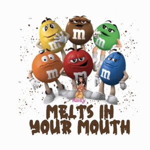UV DTF M & M's 2"
