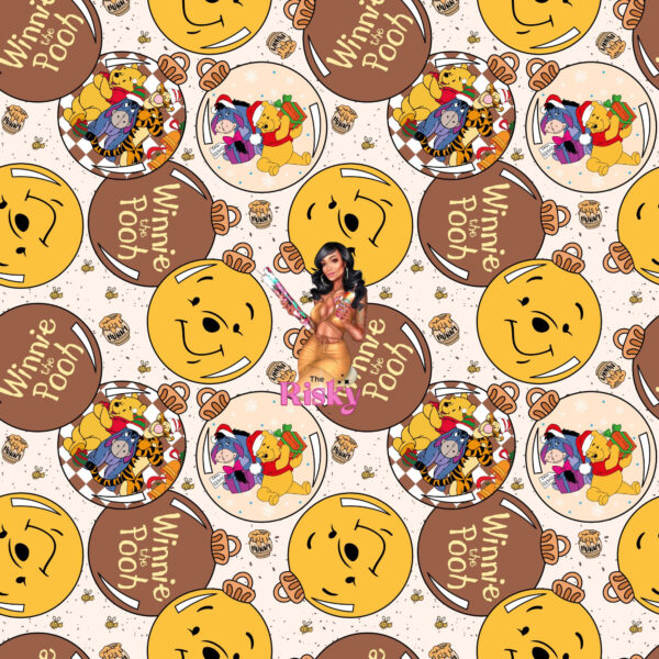 Pooh Ornaments (has matching decal available)