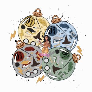 UV DTF Potter Ornaments (has matching vinyl available)