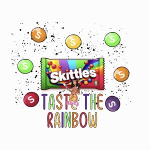 UV DTF Skittles 2"