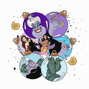 UV DTF EXCLUSIVE Ursula Ornaments (has matching vinyl available)