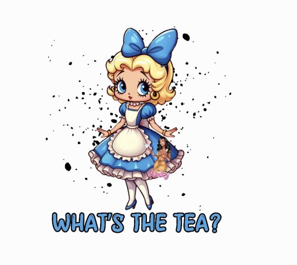 UV DTF EXCLUSIVE What's the tea? (has matching vinyl available)