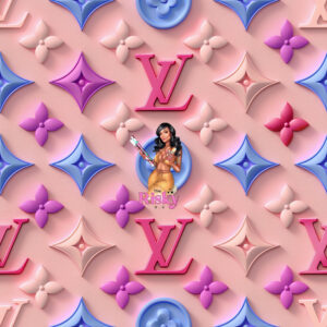 3D Pink LV