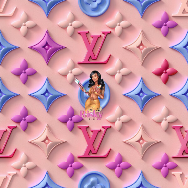 3D Pink LV