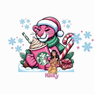 UV DTF Panther Christmas (Has matching vinyl available)