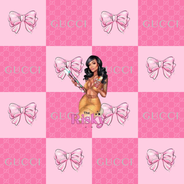 GG pink checkerboard