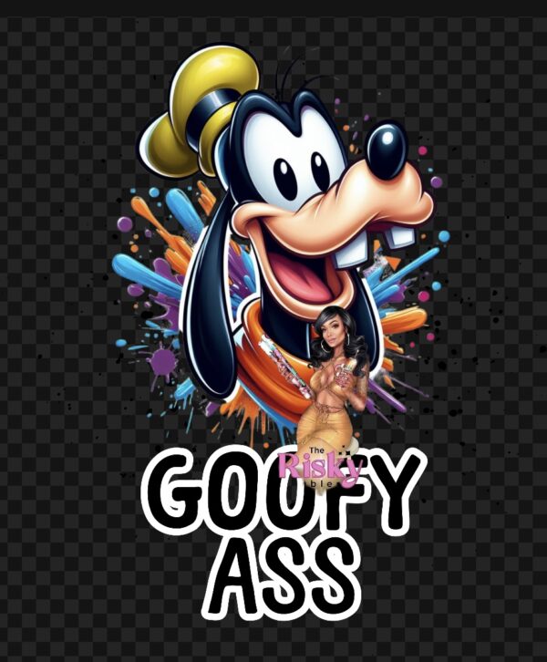 UV DTF Goofy A** (has matching vinyl available)