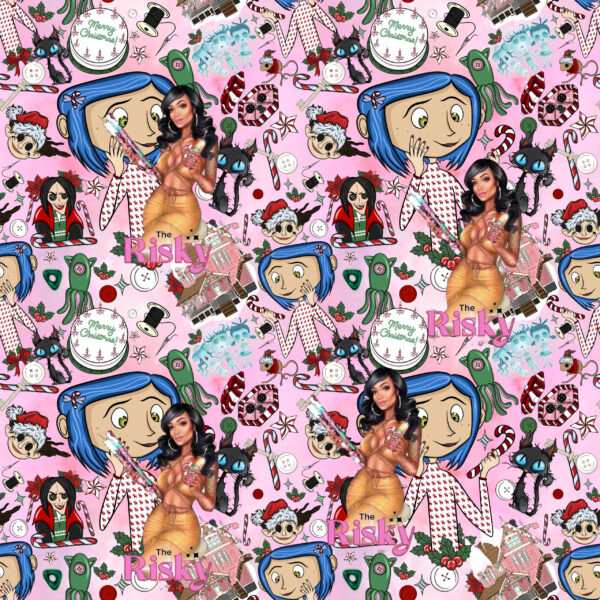 Christmas Coraline Pink (has matching UV decal available)