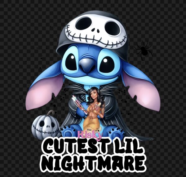 UV DTF Cutest Lil Monster (has matching vinyl available)