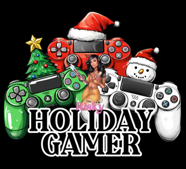 UV DTF Holiday Gamer (has matching vinyl available)