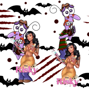 UV DTF Fear of Fred Wrap 9.50 x 4.5