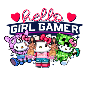 UV DTF Gamer Girl