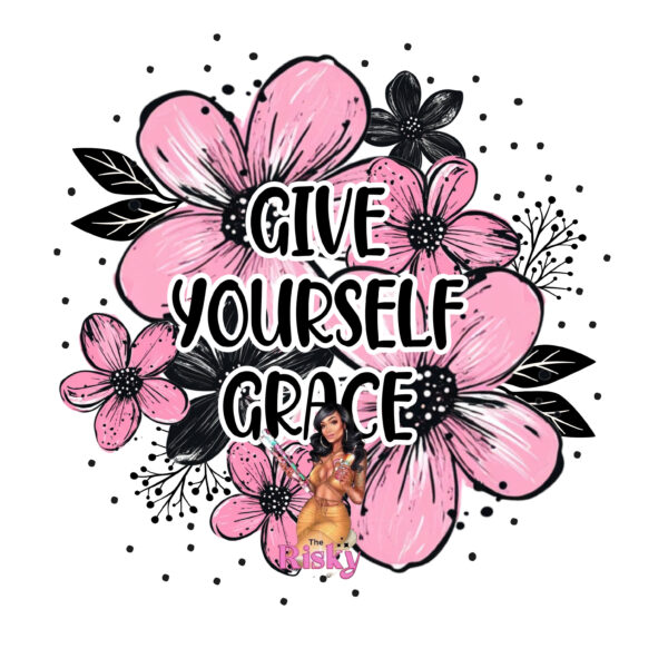 UV DTF Grace Floral (has matching vinyl available)