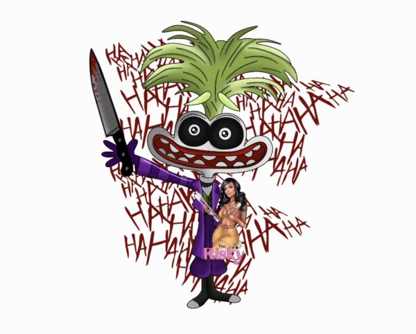 UV DTF Ha Ha Ha Joker