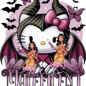 UV DTF Hello Maleficent (has matching vinyl available)