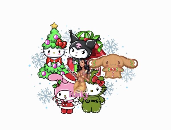 UV DTF Holiday Sanrio (has matching vinyl available)