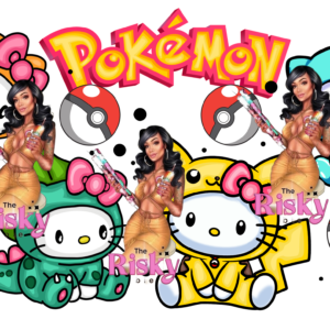 UV DTF Pokémon Wrap 9.50 x 4.5