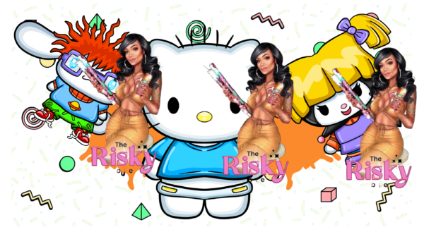 UV DTF Rugrats Kitty Wrap 9.50 x 4.5