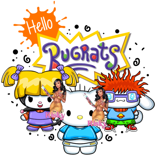 UV DTF Rugrats Kitty