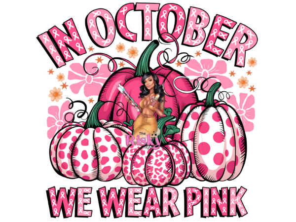 UV DTF We Wear Pink 2"
