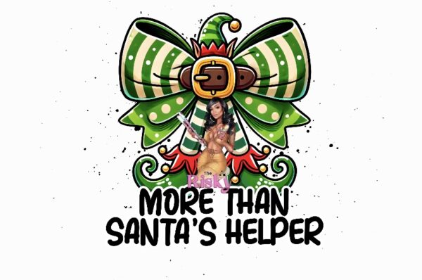 UV DTF Exclusive Santa's Helper (has matching vinyl available)