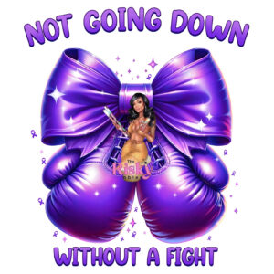 UV DTF Continue to fight purple (has matching vinyl available)