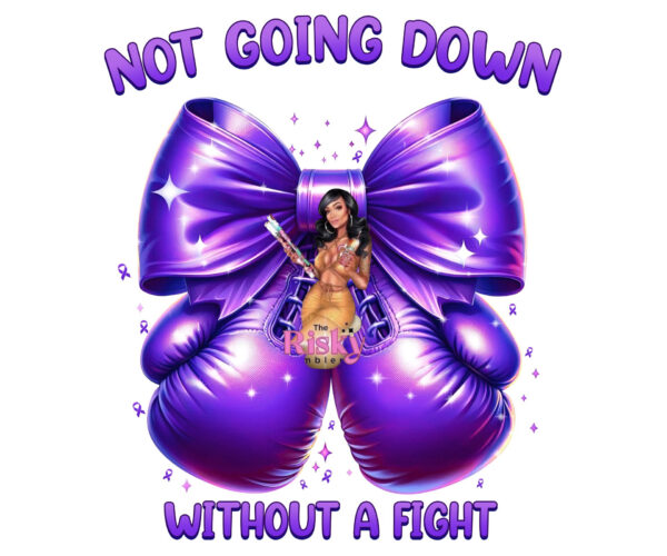 UV DTF Continue to fight purple (has matching vinyl available)