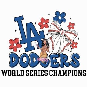 UV DTF Dodgers Champions!