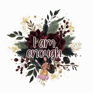 UV DTF Exclusive Enough Floral decal (matching vinyl available)