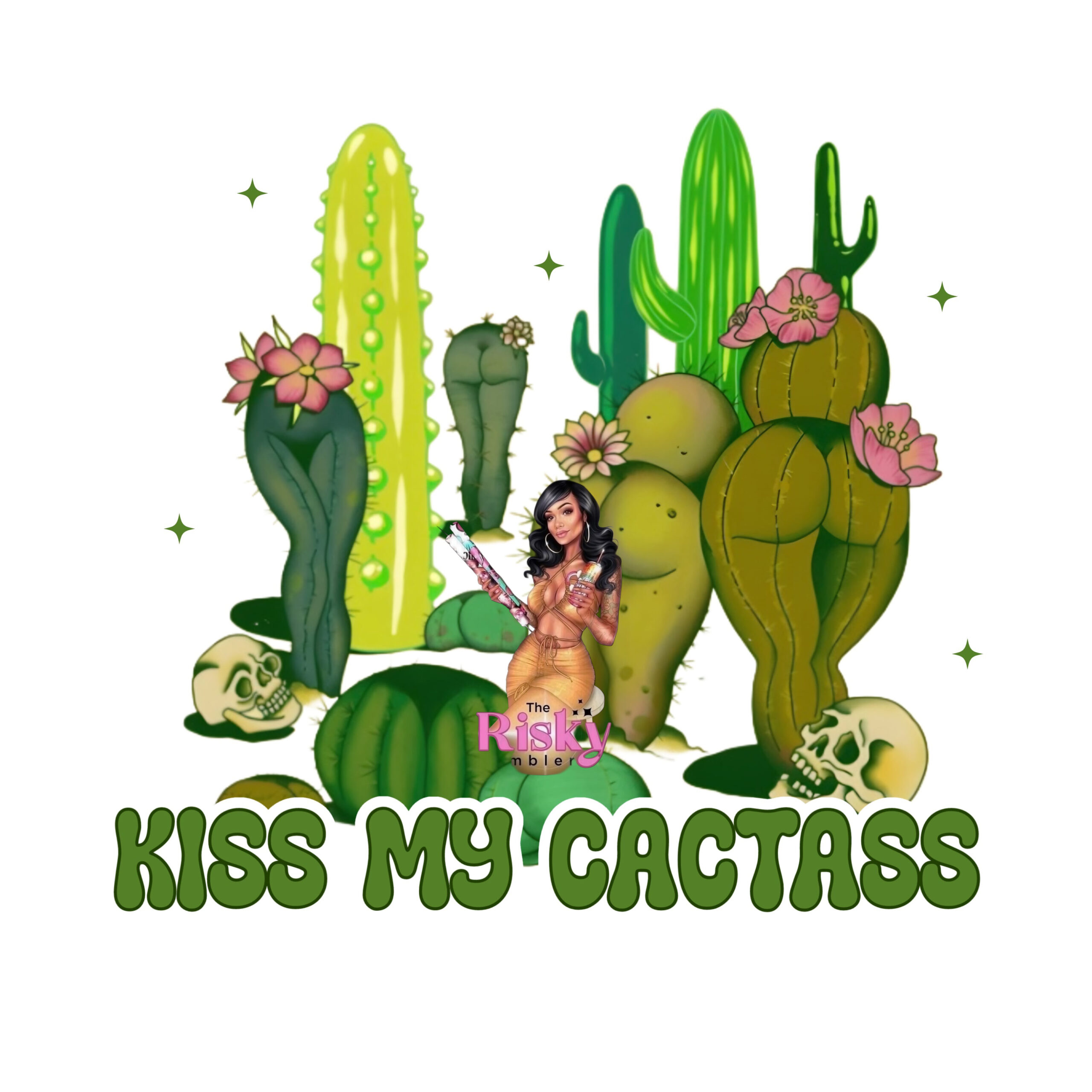 UV DTF Exclusive Cactass (has matching vinyl available)