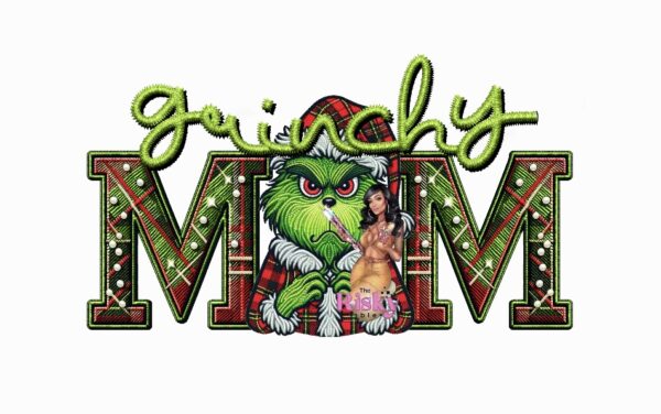 UV DTF Grinchy Mom
