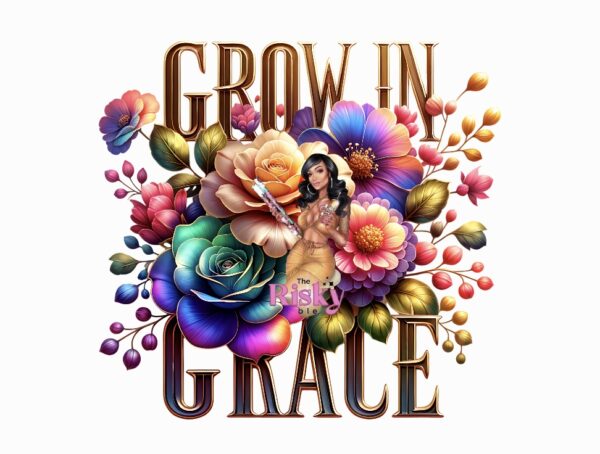 UV DTF Grow in Grace Floral