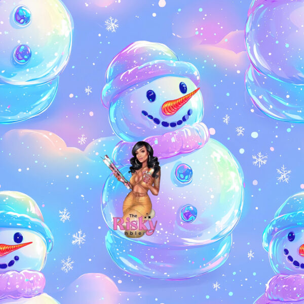 Iridescent Snowman