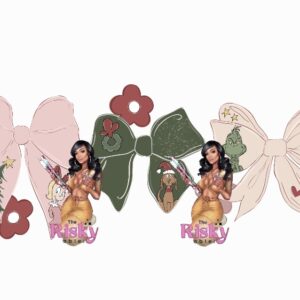 UV DTF Mean One Pastel Bows (has matching vinyl available)