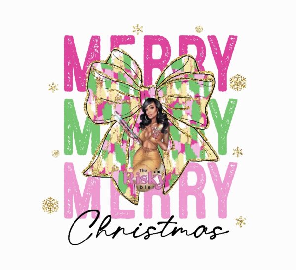 UV DTF Merry Merry Pink