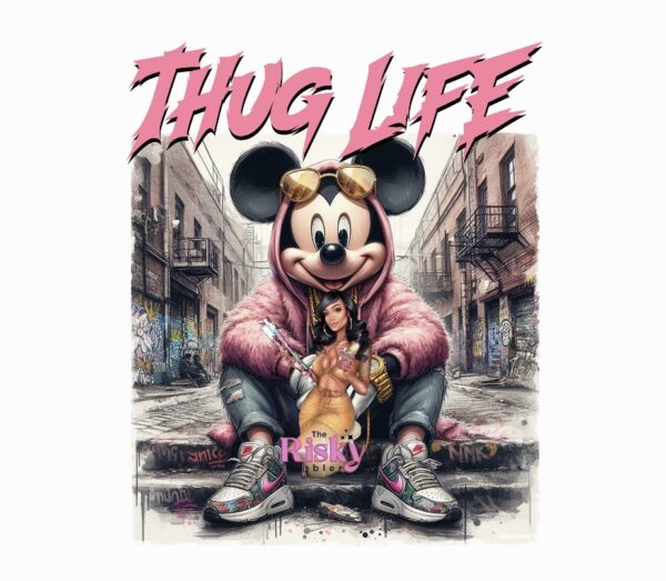 UV DTF Thug Life Mickey