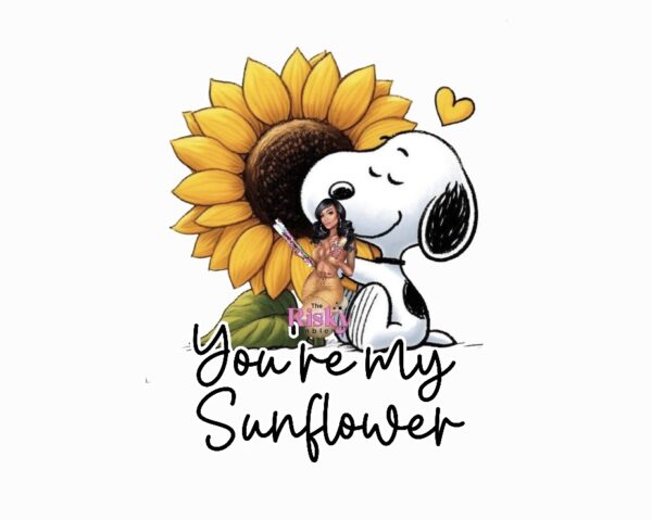 UV DTF You're My Sunflower 2"