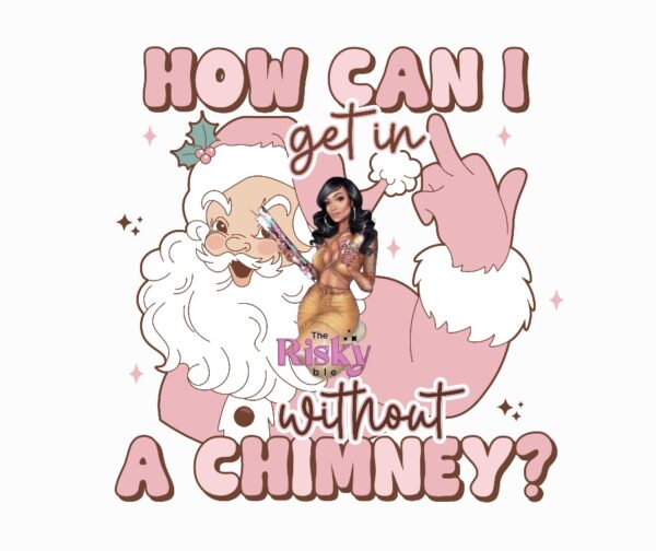 UV DTF Chimney Santa (has matching vinyl available)