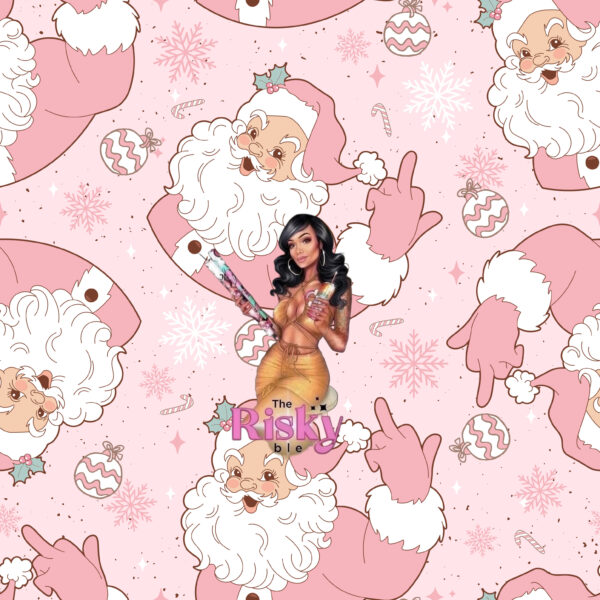 Chimney Santa (matching decal available)