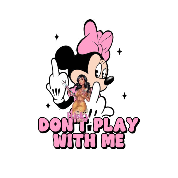 UV DTF Exclusive Minnie doesn't play  (matching vinyl available and coordinate)