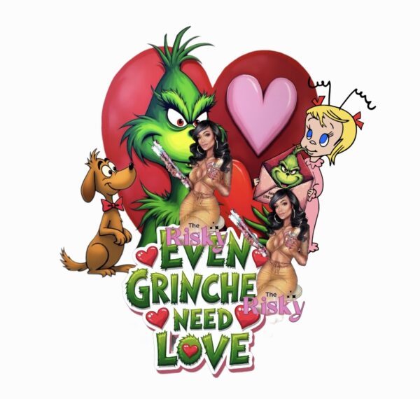 UV DTF Grinches Need Love (has matching vinyl available)